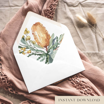 Banksia Printable Envelope Liners