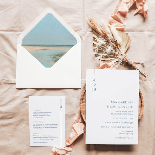 Beach Printable Envelope Liners