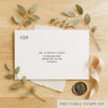 Brighton Invitation Envelope Address Template