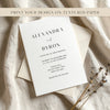 Brighton Wedding Invitation Template