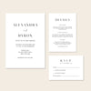Brighton Wedding Invitation Template
