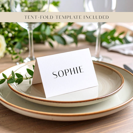 Brighton Place Cards Template