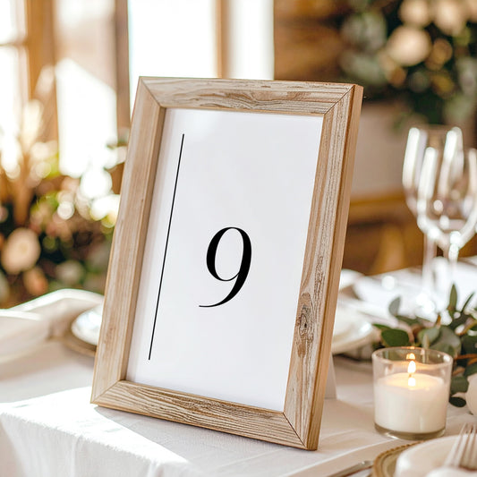 Brighton Table Numbers Template
