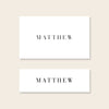 Brooklyn Place Cards Template