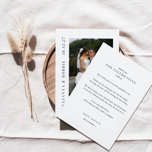 Brooklyn Thank You Card Template