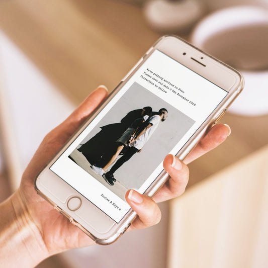 Chapter Digital Save The Date Template