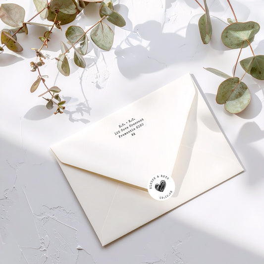 Chapter Envelope Sticker Seal Template