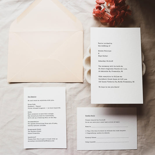 Chapter Wedding Invitation Template