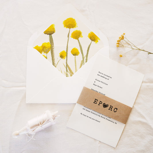 Chapter Invitation Belly Band Template