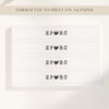 Chapter Invitation Belly Band Template