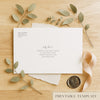 Claremont Invitation Envelope Address Template