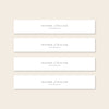 Claremont Invitation Belly Band Template
