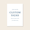 Cove Custom Sign Template