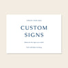 Cove Custom Sign Template