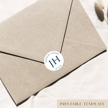 Cove Envelope Sticker Seal Template