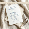 Cove Wedding Invitation Template