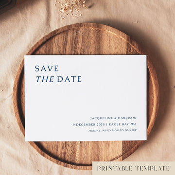 Cove Save The Date Template