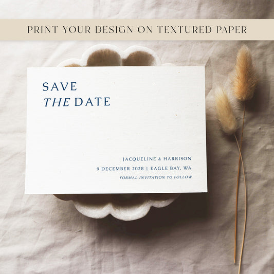 Cove Save The Date Template