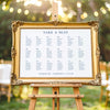 Cove Wedding Seating Chart Template (Round Tables) (Horizontal)