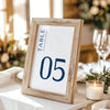 Cove Table Numbers Template