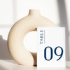 Cove Table Numbers Template