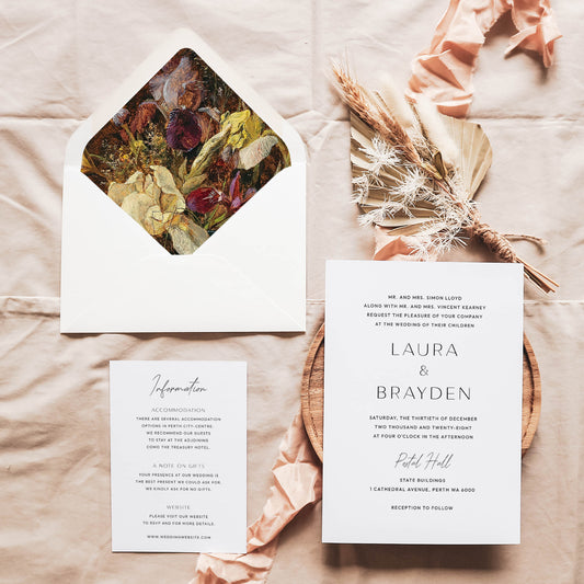 Dried Irises Printable Envelope Liners