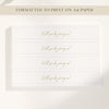Drift Invitation Belly Band Template