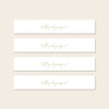 Drift Invitation Belly Band Template