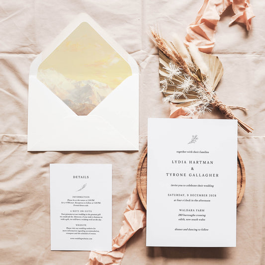 Glisten Printable Envelope Liners