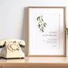 Evergreen Audio Guestbook Sign Template