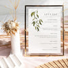 Evergreen Menu Template