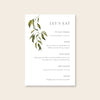 Evergreen Menu Template