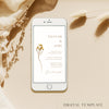 Goldfields Digital Wedding Invitation Template