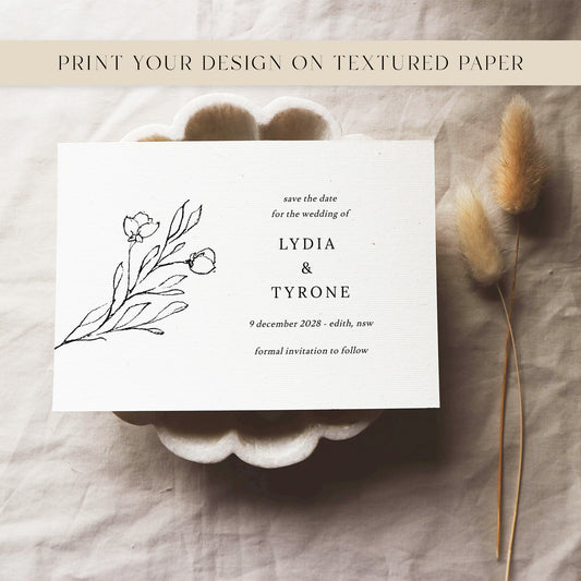 Grove Save The Date Template