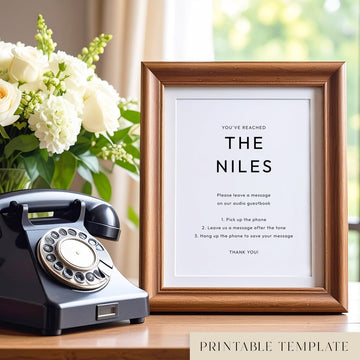 Harbour Audio Guestbook Sign Template