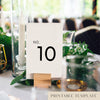 Harbour Table Numbers Template