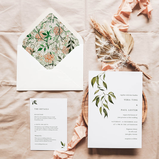 Jasmine Printable Envelope Liners