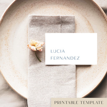 Laguna Place Cards Template