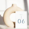 Laguna Table Numbers Template