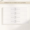 Maison Invitation Belly Band Template