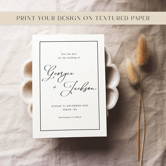 Maison Save The Date Template