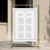 Maison Wedding Seating Chart Template (Long Tables)