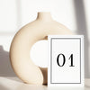 Maison Table Numbers Template