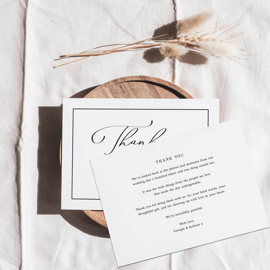 Maison Thank You Card Template