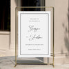 Maison Wedding Welcome Sign Template