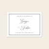 Maison Wedding Welcome Sign Template (Horizontal)