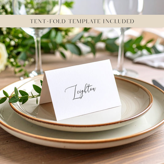 Marais Place Cards Template