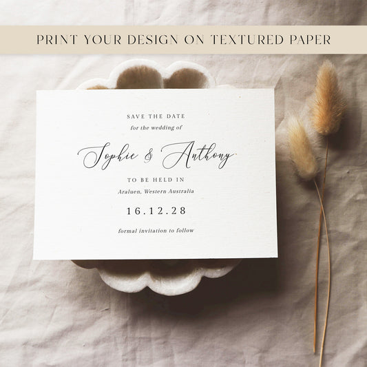 Marais Save The Date Template