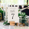 Marais Table Numbers Template