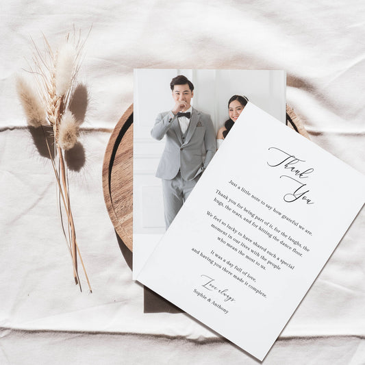 Marais Thank You Card Template